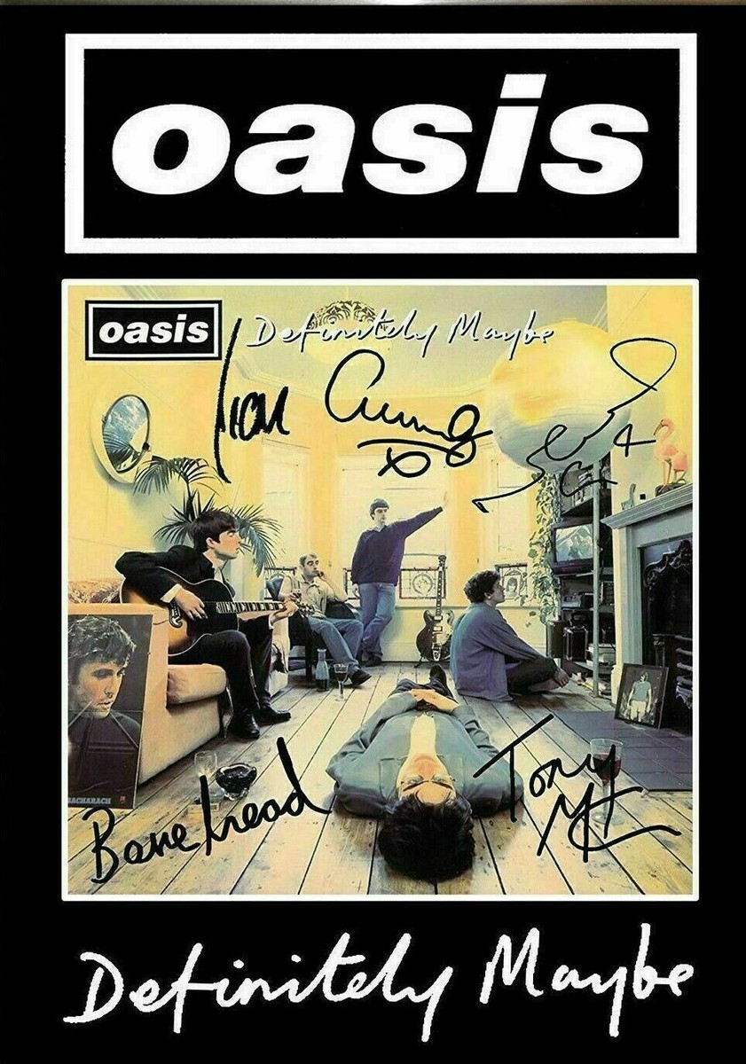 OASIS DEFINITELY MAYBE MUSIC ALBUM COVER Canvas 20X30 Inches Wall