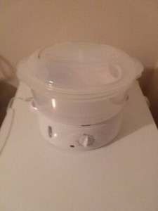 Kealive Food Steamer, 3 Tier, Model: HY-4401,White (Non Working- for parts only)