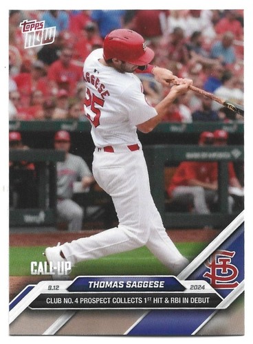2024 Topps Now 684 Thomas Saggese