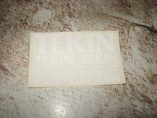 Vintage RC Tekin Decal Sticker Sheet White 1 New 410K Variant