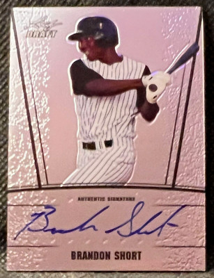 2011 Leaf Draft Autograph #AU-BS3 Brandon Short White Sox Rookie Chrome Baseball
