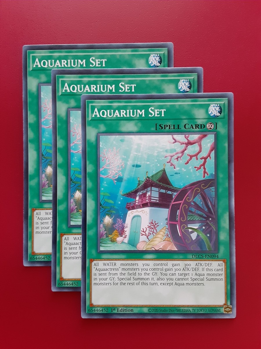 Yugioh Aquaactress Deck Core Set 21 Cards Aquarium Stage Lighting Guppy  Complete