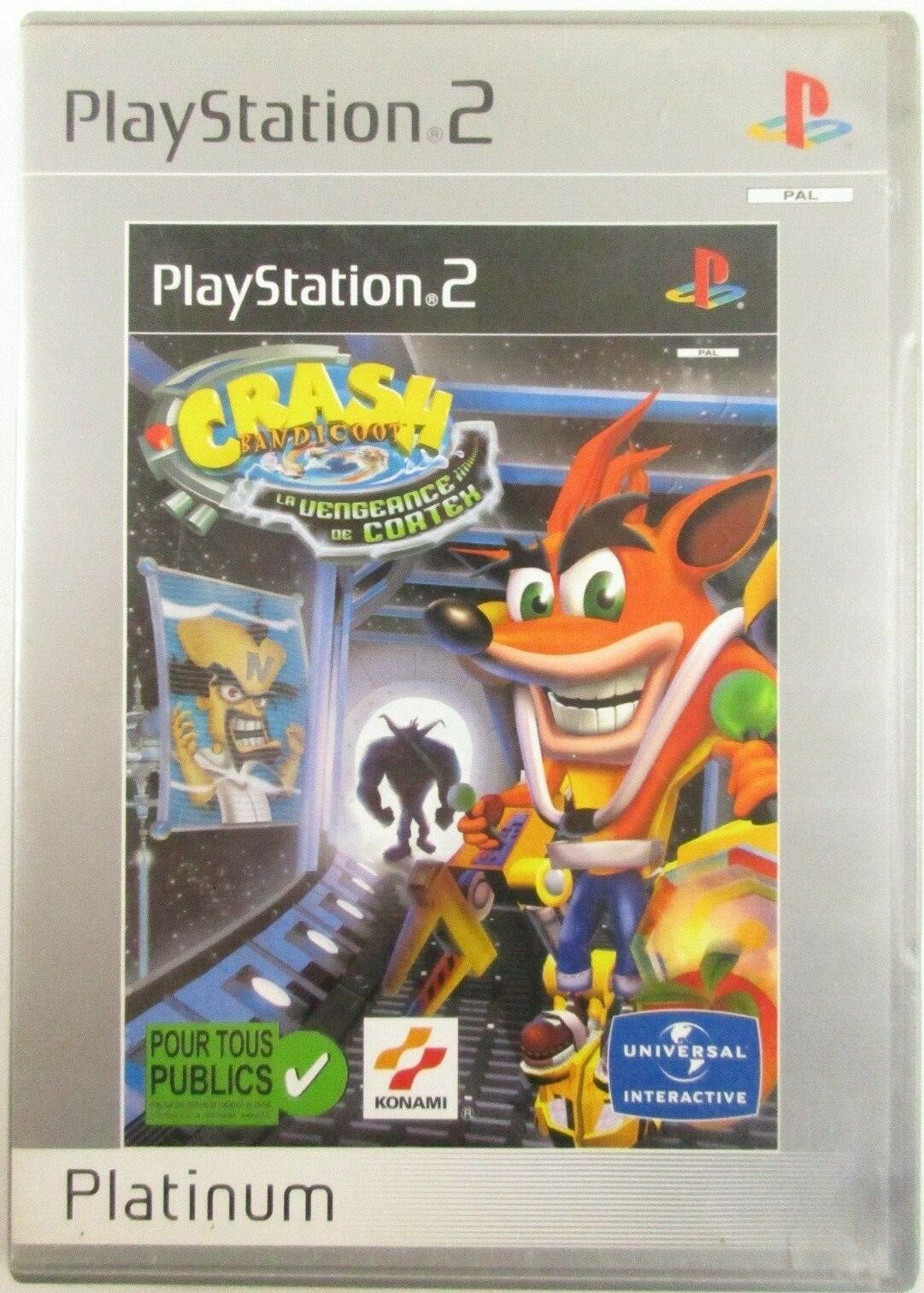 Crash Bandicoot La Vengeance de Cortex Sony Playstation 2 PS2 PAL Fr Complet