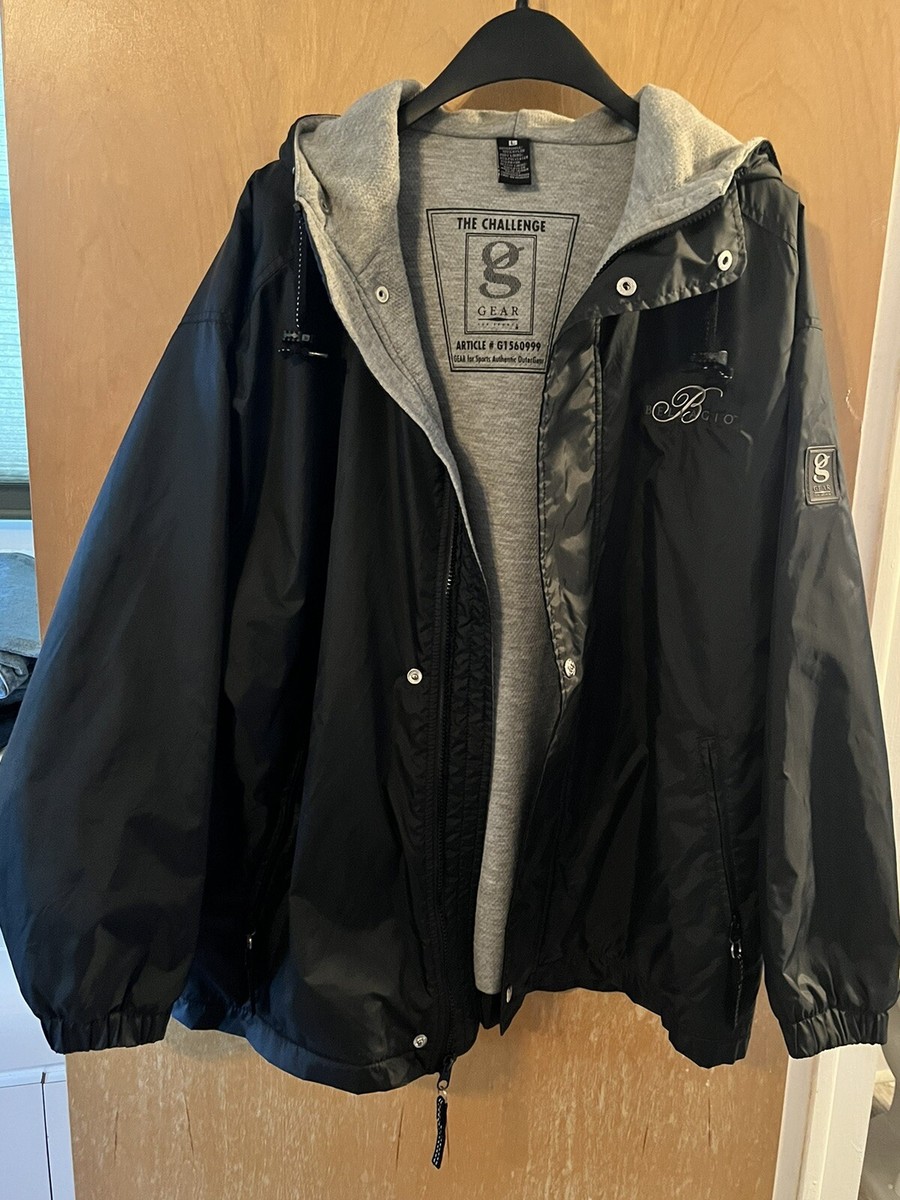 Gear The Challenger Black Jacket Men's Size Large Belagio Logo