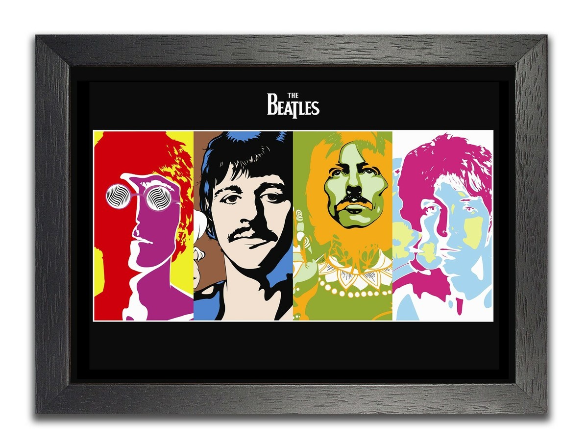 The Beatles Graphics Poster Rock Star Icon Band Music Legend