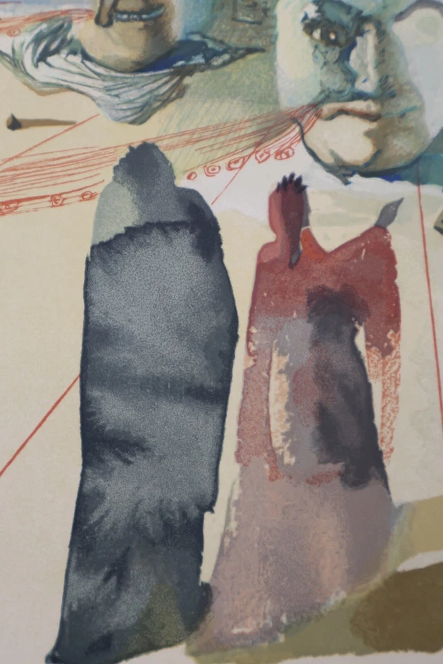 Salvador DALI: Purgatorium 20, Originale GRAVUR, Göttliche Komödie, 1960 - Bild 3 von 4