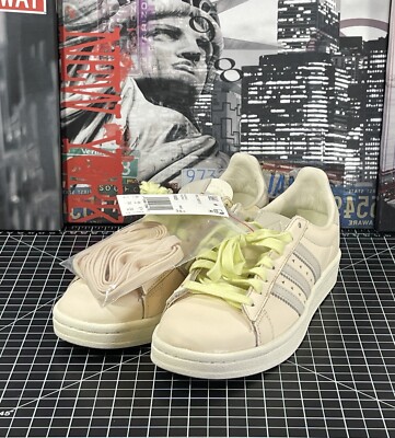 Adidas Men's PW Campus Pharrell Williams FX8025 Peach/Cream Shoes