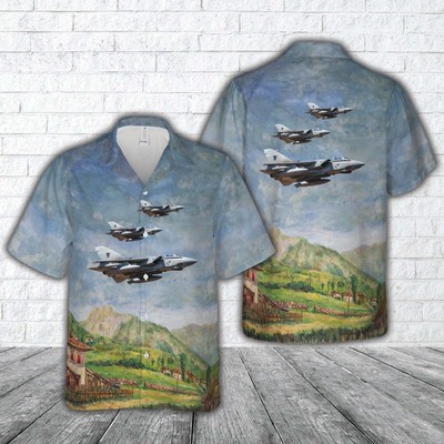 Royal Air Force RAF Panavia Tornado GR4 Hawaiian Shirt