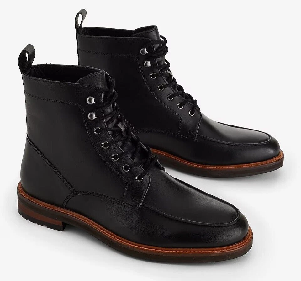 Express' Black Genuine Leather Hiker Men Boot New Size 9.5