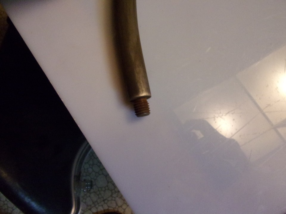 Sshaped Brass instrument dent rod, used, low brass, threaded eBay