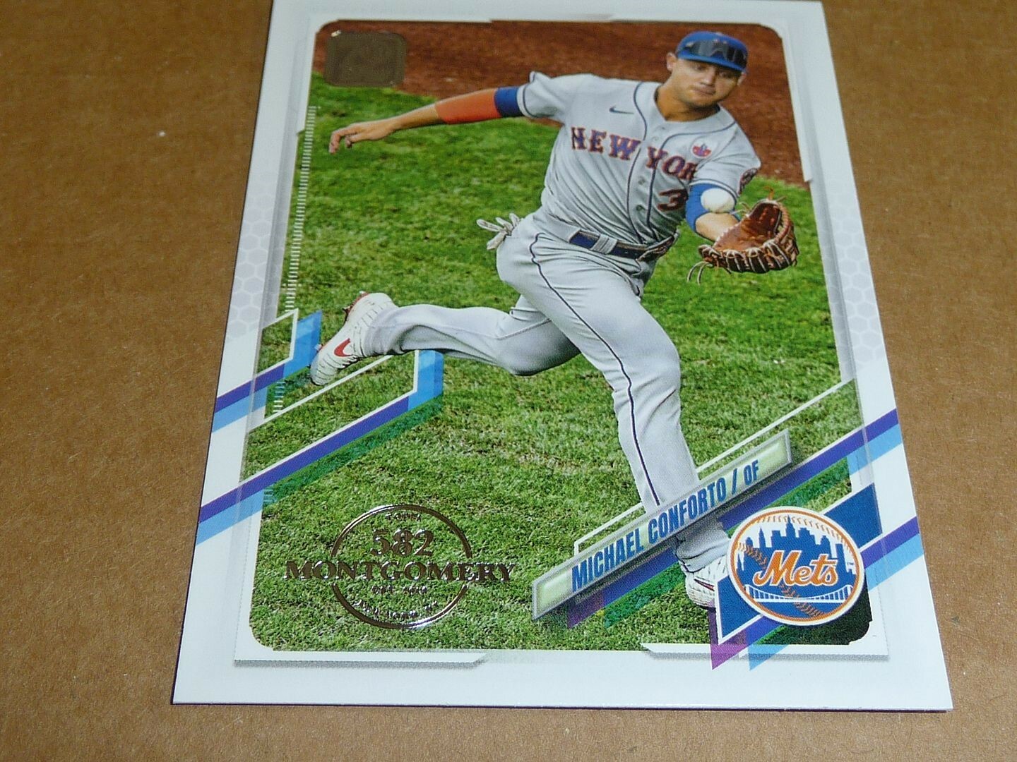 2021 Topps 582 MONTGOMERY CLUB SPECIAL STAMP MICHAEL CONFORTO METS #517