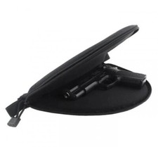 Etui noir 30 cm semi rigide pour arme de poing