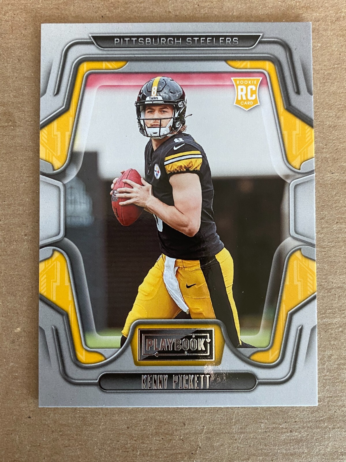 Kenny Pickett 2022 Panini Playbook Rookie Card #101 Pittsburgh Steelers RC