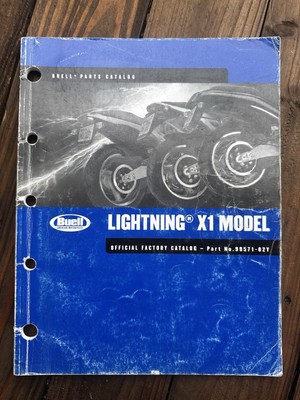BUELL LIGHTNING X1 MODELL 2002 TEILEKATALOG PN 99571-02Y