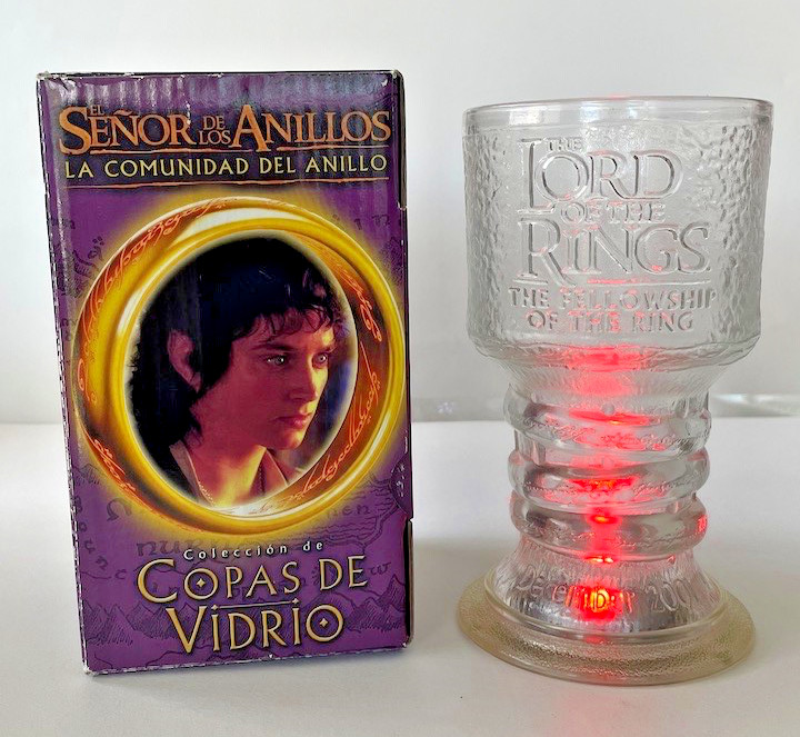 Vintage Burger King Collectible Lord Of The Rings Glass Goblets Frodo The Hobbit