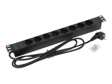 TRITON RAB-PD-X02-A1 Basic 1U Black 8 AC Outlet s Type E/F 2m Strip