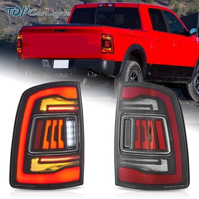VLAND LED Tail Lights Set For 2009-2018 Dodge RAM 1500 2500 3500 W/Sequential