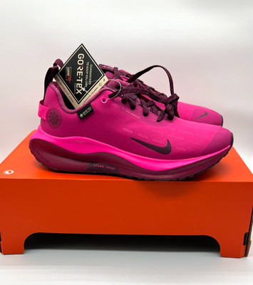 Nike ReactX Infinity Run 4 Gore-Tex Fireberry Fierce Pink Sz 6 New FB2197-600