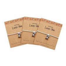 Easter Bracelets Basket Stuffers Gifts for Girls Kids - 3-5 PCS Adjustable 3PCS