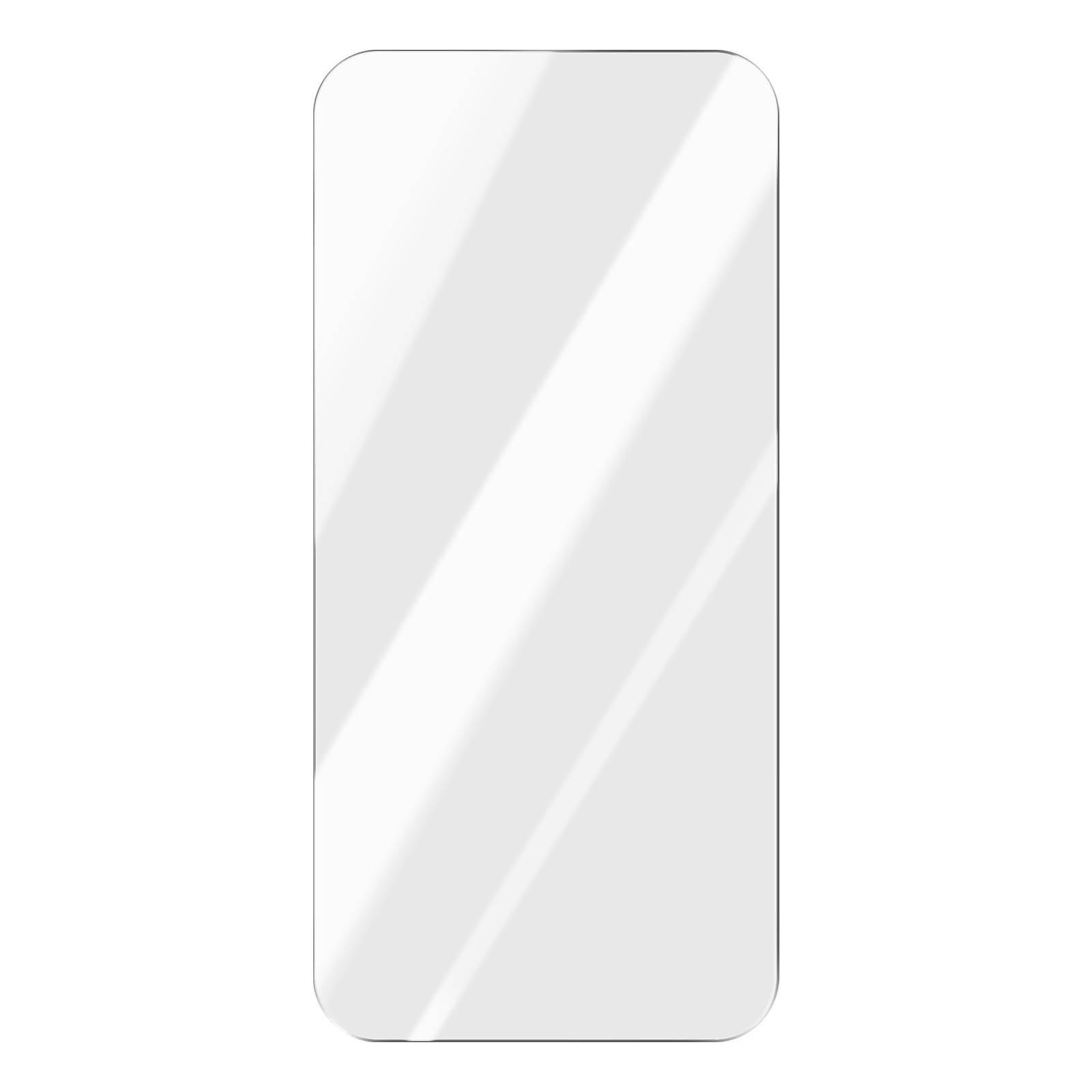 Verre trempé iPhone 15 protection écran antichoc transparent 4smarts
