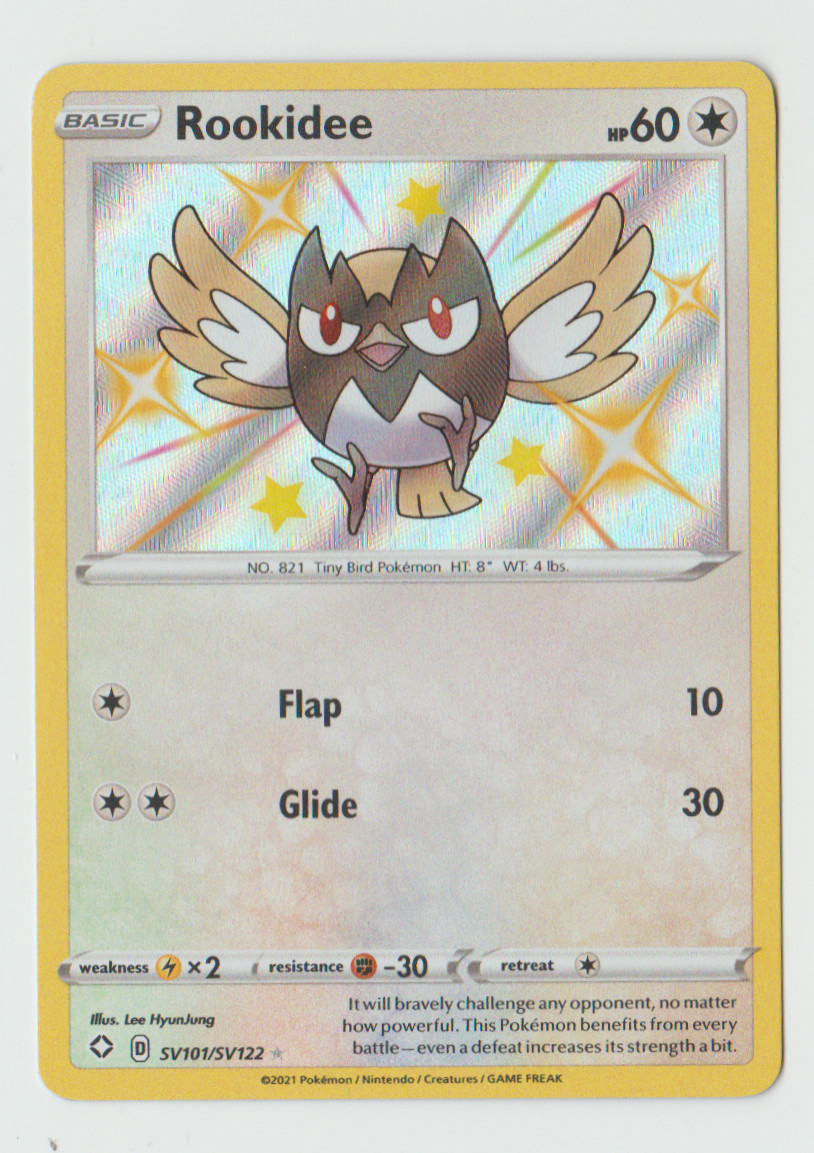Rookidee SV101/SV122 Shining Fates: Shiny Vault Holo Pokemon