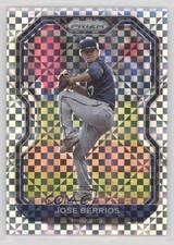 2021 Panini Prizm Power Plaid Prizm 69/75 Jose Berrios #44 3c7