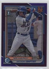 2024 Bowman Chrome Prospects Purple Refractor /250 Anthony Baptist #BCP-141 0md