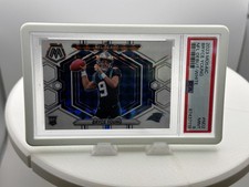 2023 Panini Mosaic NFL Debut Bryce Young #ND-2 White Parallel RC PSA 9 MINT Pant