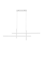 Nova Luce Antama Pendelleuchte Weiß HöHenverstellbar Dimmbar 40W Led 3200K