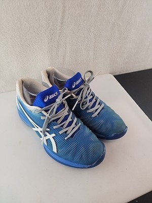 Asics Solution Speed FF Women's Tennis Shoes Blue 1042A002 Size 8