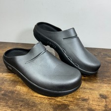 OOFOS OOCLOOG CLOG Black Gunmetal Seamless Design EU 41 Mens 8 / Womens 10