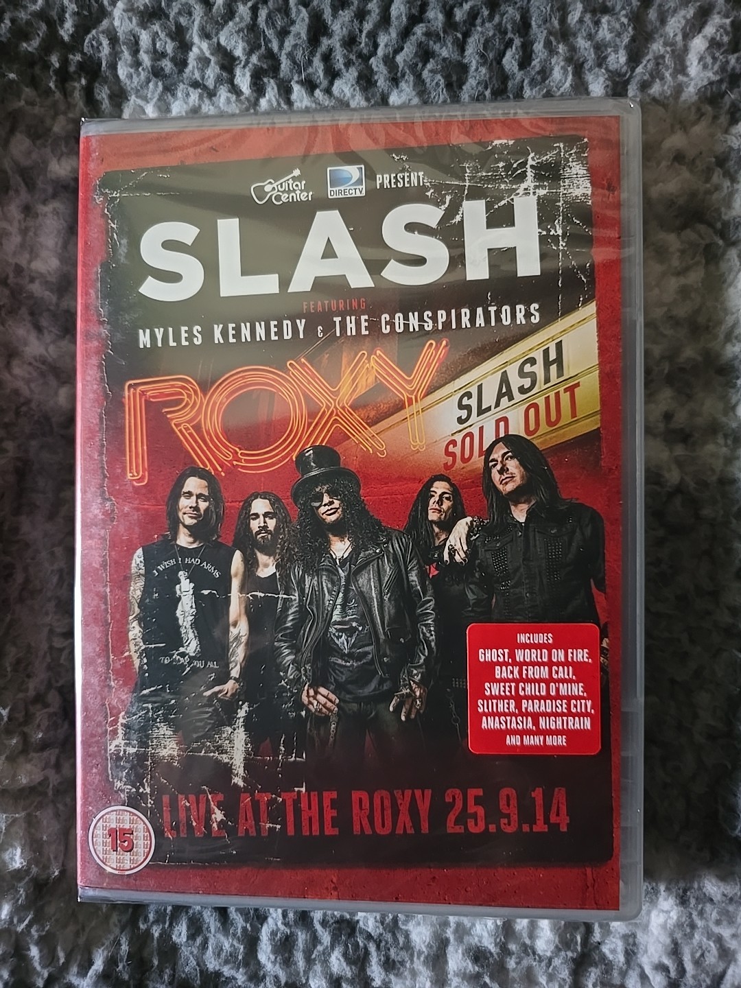 SLASH - LIVE AT THE ROXY. Brand New Sealed.