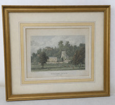 Widcombe Church Near Bath Coloured Engraving After W Westall ARA Framed