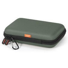 Large Classic ArmyGreen Case,Hard Shell Electronic Organizer Case