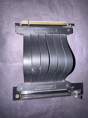 Phanteks PCIe Riser Extension Cable Black for Computer Case Riser Cable Type