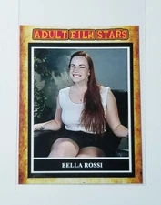 BELLA ROSSI ADULT FILM STARS CUSTOM ART CARD WITH MYSTERY BACK