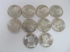 10 X 1965 80% Silver Canadian Canada Silver Dollar Lot # 2