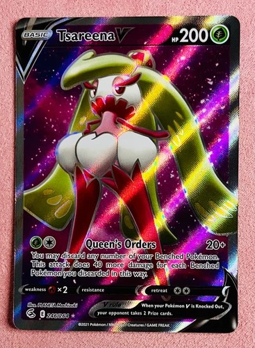 Tsareena V | 246/264 | Fusion Strike | 2021 Pokemon TCG Card Full Art | NM