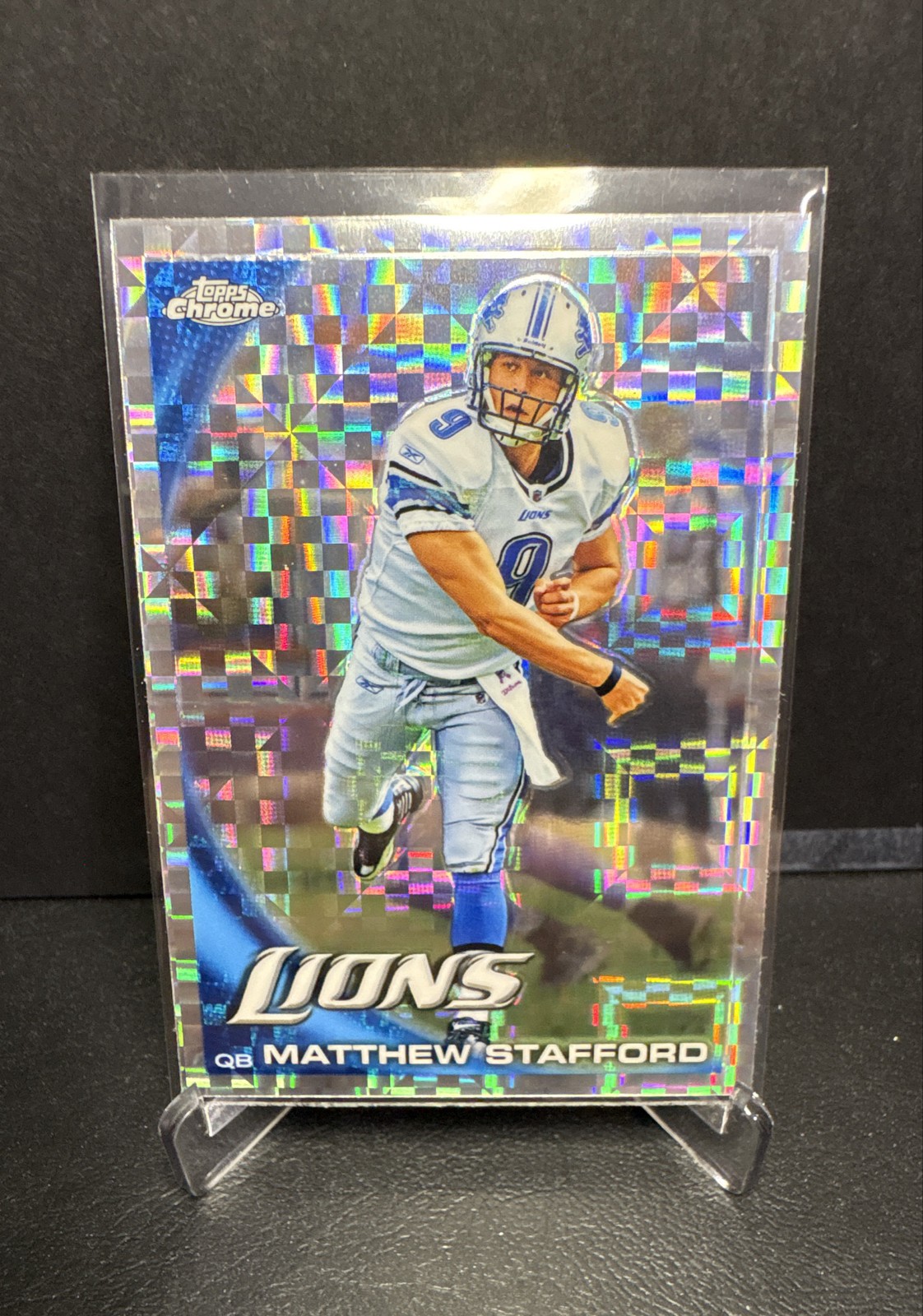 2010 Topps Chrome - Matthew Stafford #C33 X-Fractor
