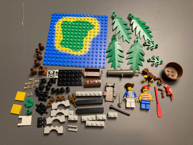 Vintage Lego 6260 Shipwreck Island, Pirates 100% build complete no box or instru