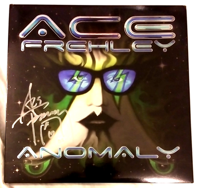 KISS) Ace Frehley - Anomaly Vinyl 2xLP Signed / Autographed 2009