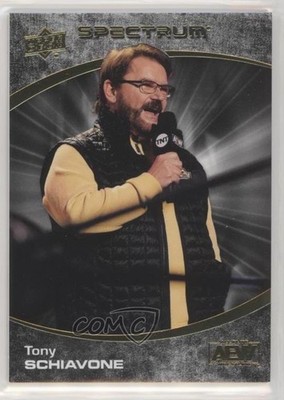2021 Upper Deck AEW Spectrum Dark 77/99 Tony Schiavone #12 1f7d