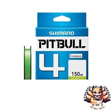 NEW Shimano Pitbull PE Line 4-strand braid 150m 0.4 lime green 8.6lb PL-M54R