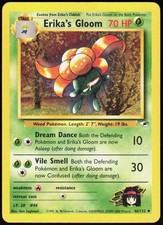 Erika's Gloom (46) 046/132 Unlimited Uncommon Gym Heroes LP Pokemon on eBay
