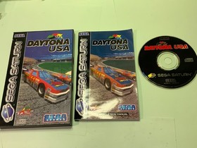 boxed SEGA SATURN Daytona USA - Saturn - PAL 1995 & book manual GOOD TEST game