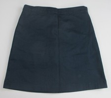 LANDS END Navy School Uniform Long Chino Skort Girls 14 NEW