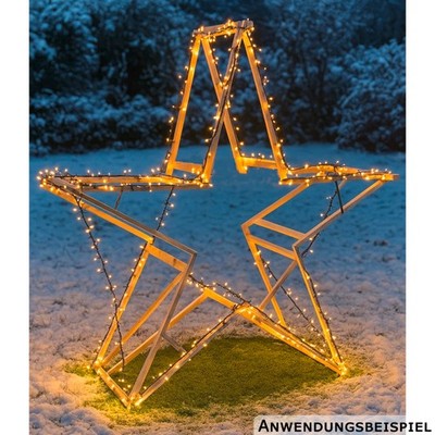 XXL LED Weihnachtsstern auen gro DIY Deko Weihnachten Stern 5er Set  Klappbock | eBay.de