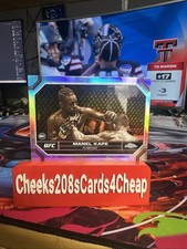 2024 Topps Chrome UFC #119 MANEL KAPE Rookie SEPIA SILVER Refactor RC
