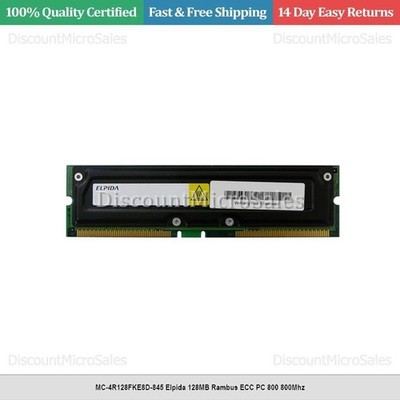 MC-4R128FKE8D-845 Elpida 128MB Rambus ECC PC 800 800Mhz