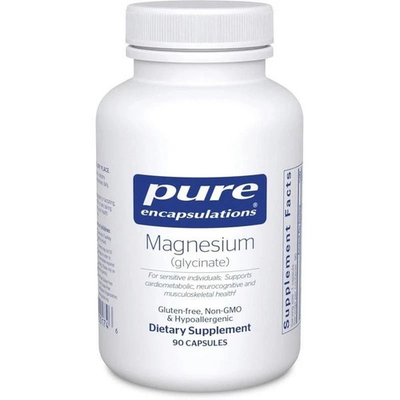 #ad Pure Encapsulations Magnesium glycinate 120mg 90 Vegetarian Capsules $55.99